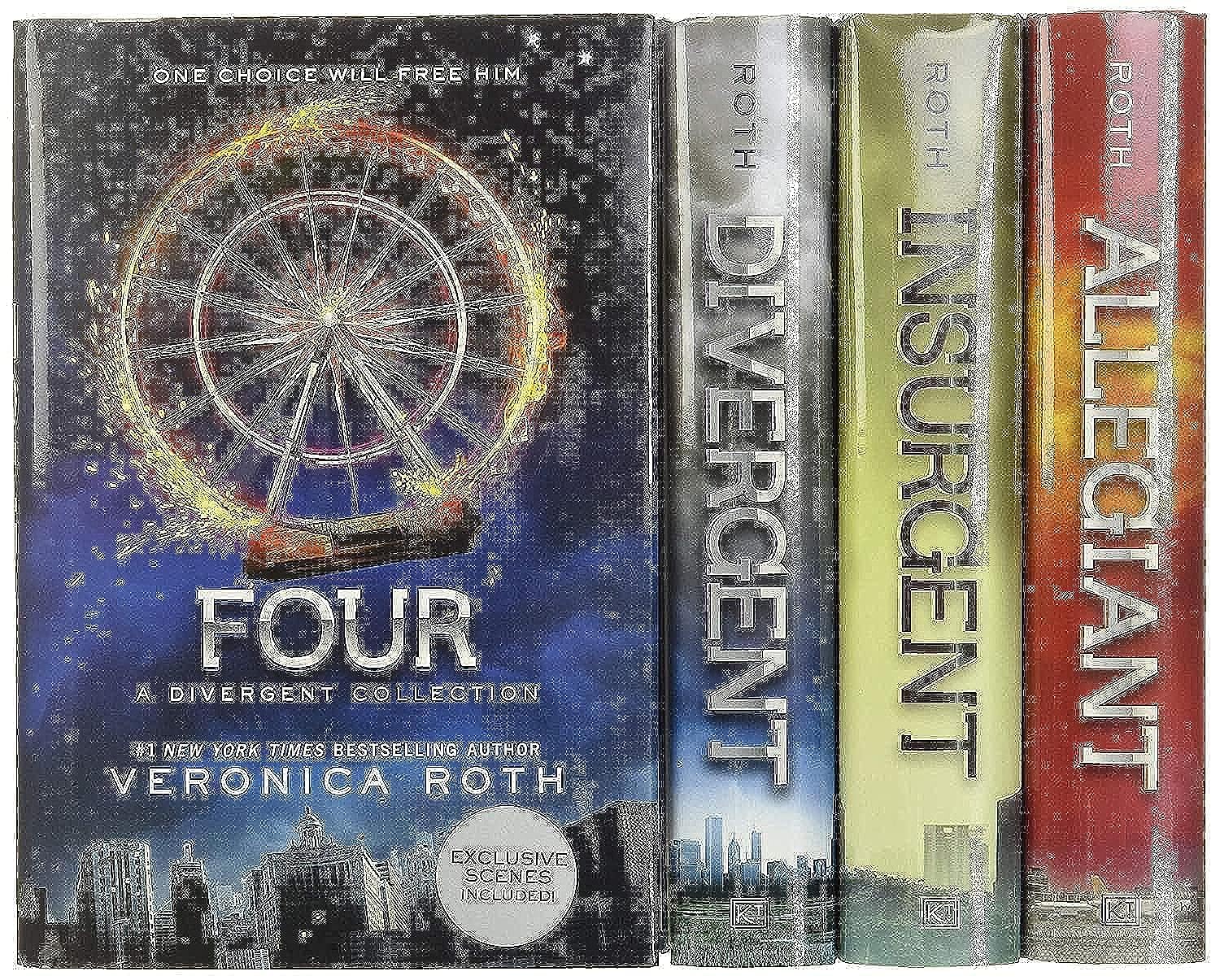 Divergent Series Four-Book Hardcover Gift Set: Divergent, Insurgent, Allegiant, Four: 1-4