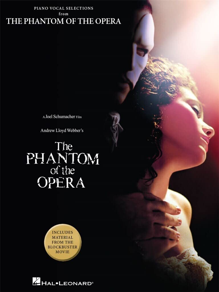 Andrew lloyd webber : the phantom of the opera - movie selections - recueil + audio support: Piano Vocal Selections Including Material from the Blockbuster Movie