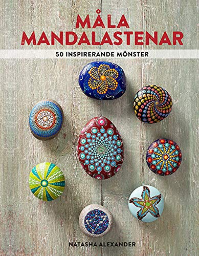 Måla mandalastenar