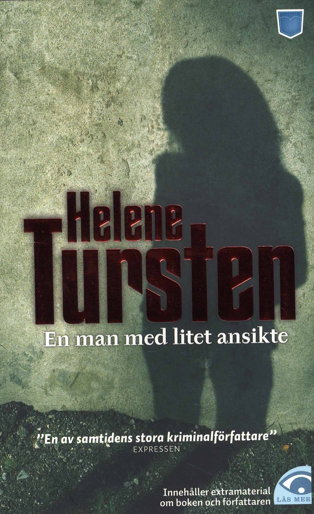 En man med litet ansikte