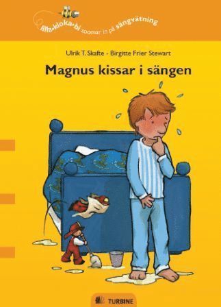 Magnus kissar i sängen